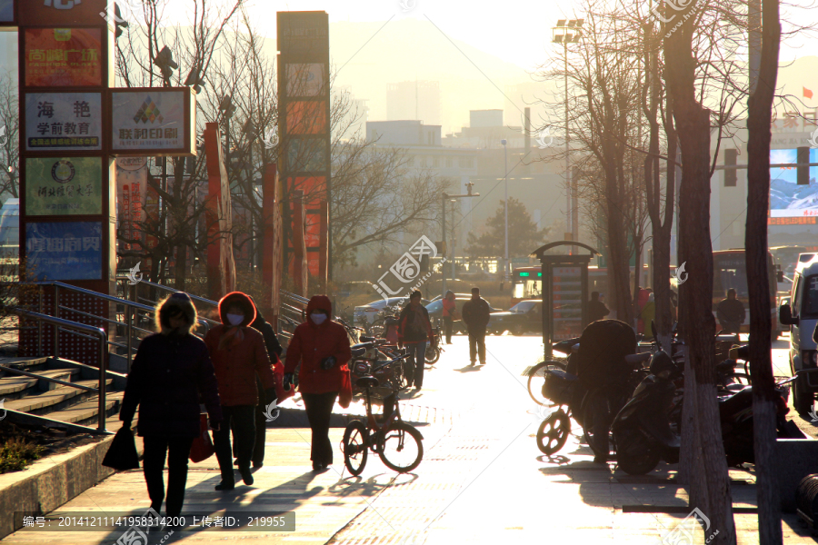 冬季,街景