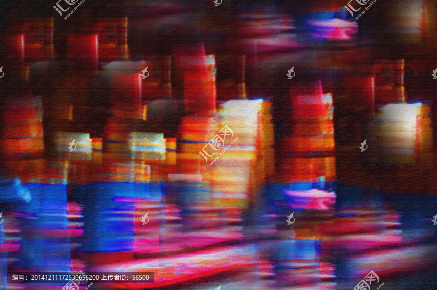 抽象油畫