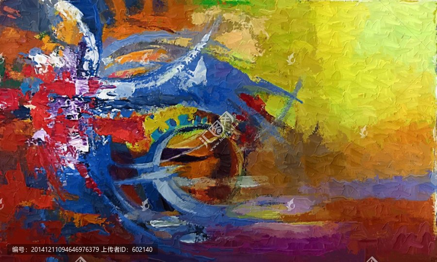 彩色抽象畫(huà)