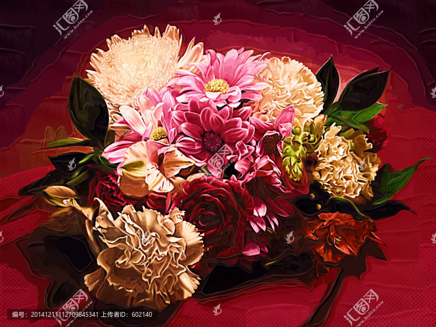 鮮花裝飾畫