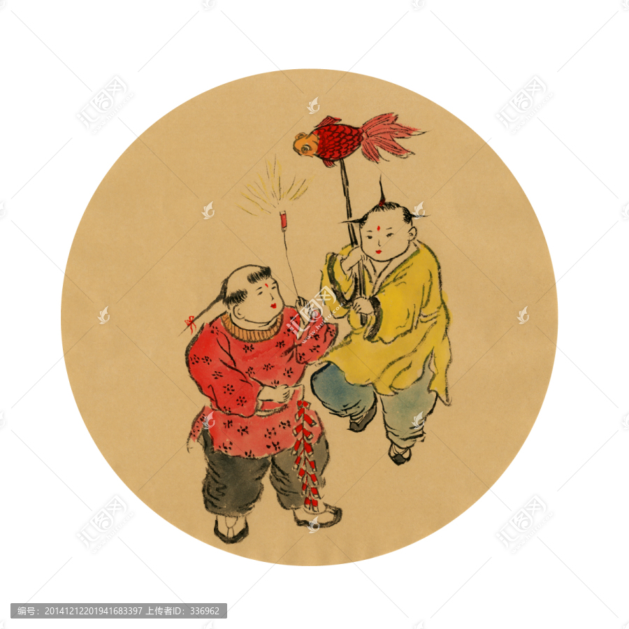 春節(jié),放鞭炮,花燈
