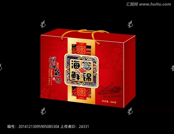 海鮮富錦魚仔禮盒平面圖