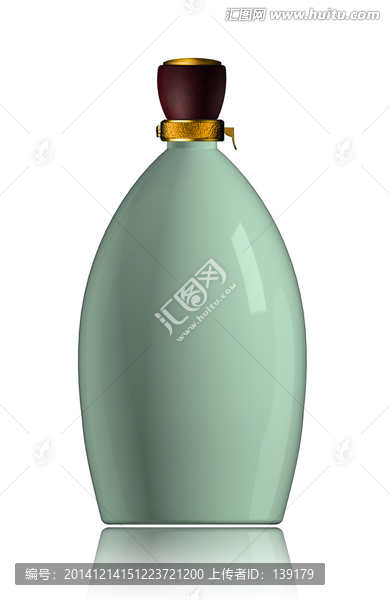青瓷酒瓶效果圖