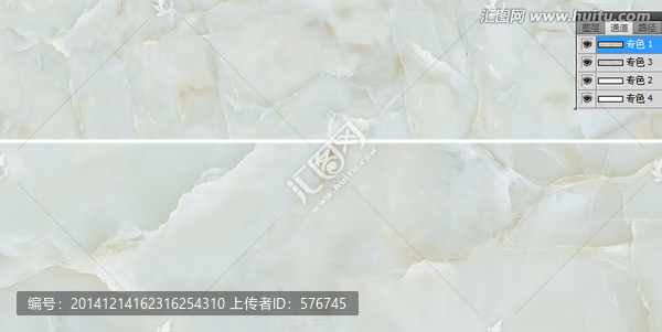 雪山蓮石材噴墨紋理（通道分色）