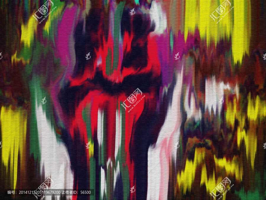 抽象油畫