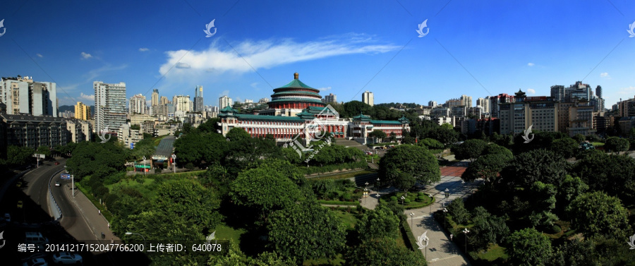 重庆人民大礼堂全景