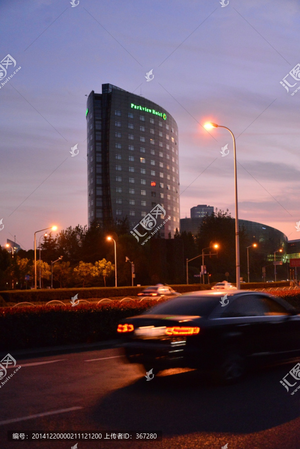 城市酒店夜景