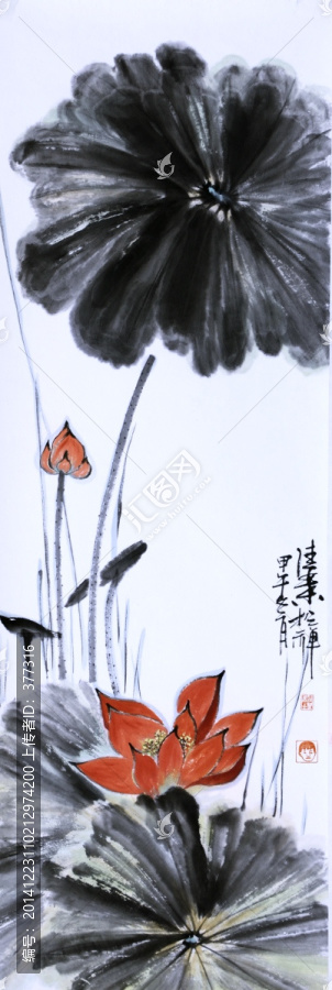 原創(chuàng)寫意荷花