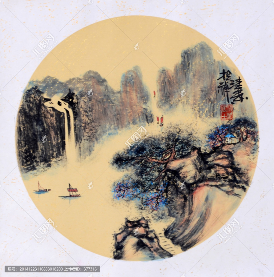原創(chuàng)寫意山水