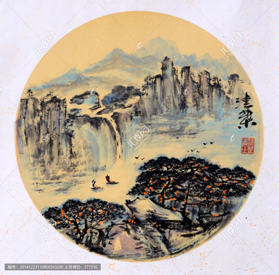 原創(chuàng)寫意山水