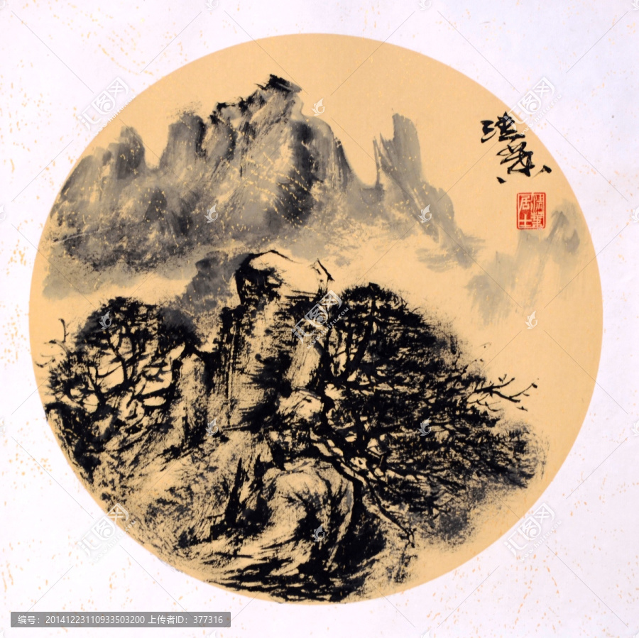 原創(chuàng)寫意山水