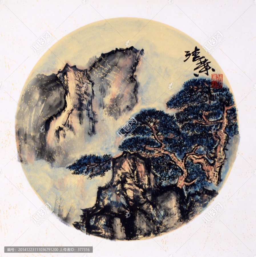 原創(chuàng)寫意山水