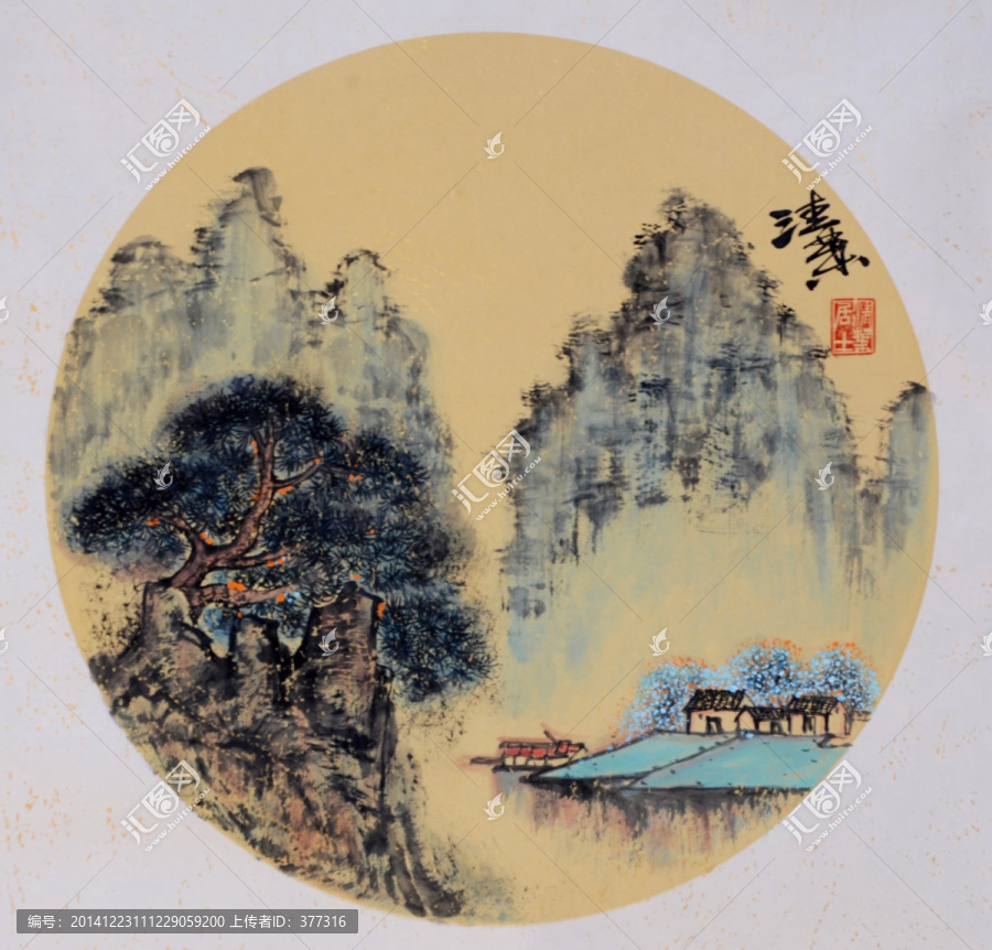 原創(chuàng)寫意山水