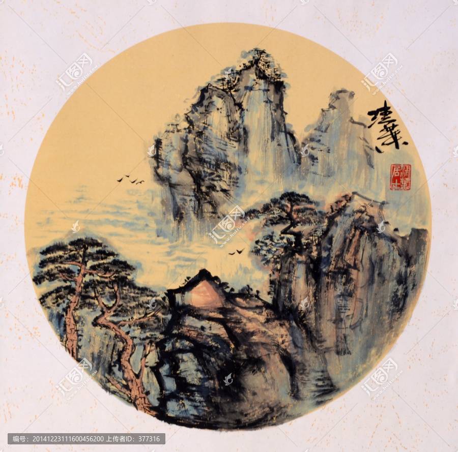 原創(chuàng)寫意山水