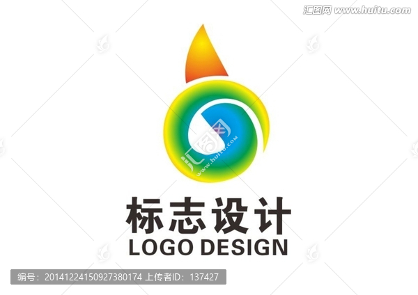 D字母logo设计