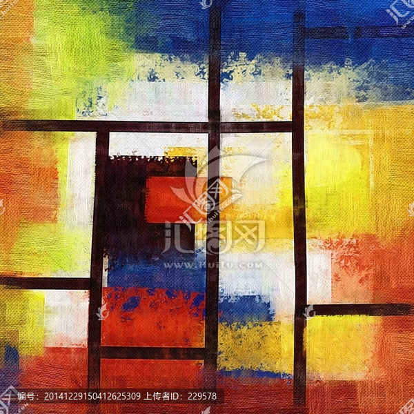 抽象油畫裝飾畫