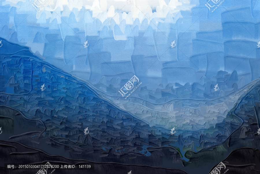 爨底下村風(fēng)景油畫