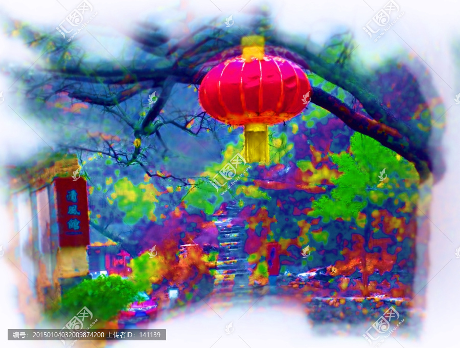 爨底下村風(fēng)景油畫(huà)