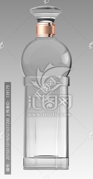 玻瓶效果圖