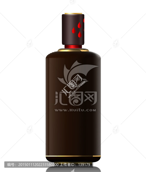 噴涂玻瓶效果圖