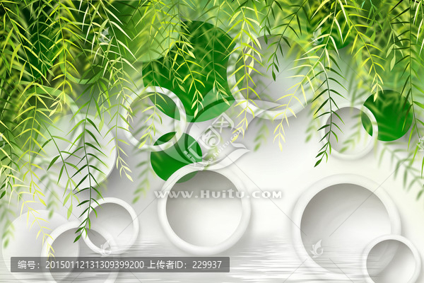 3D壁畫,春天
