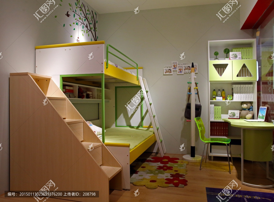 儿童卧室家具,儿童彩色家具