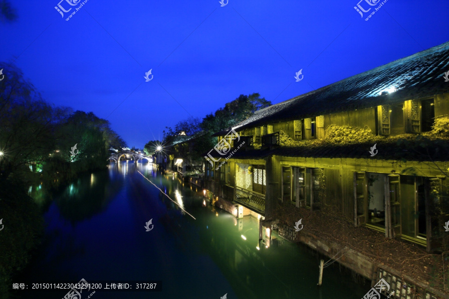 乌镇西栅夜景