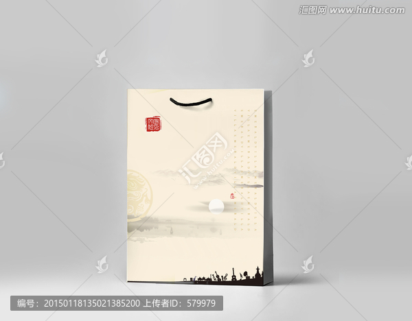 水墨,手提袋（文件為展開圖）