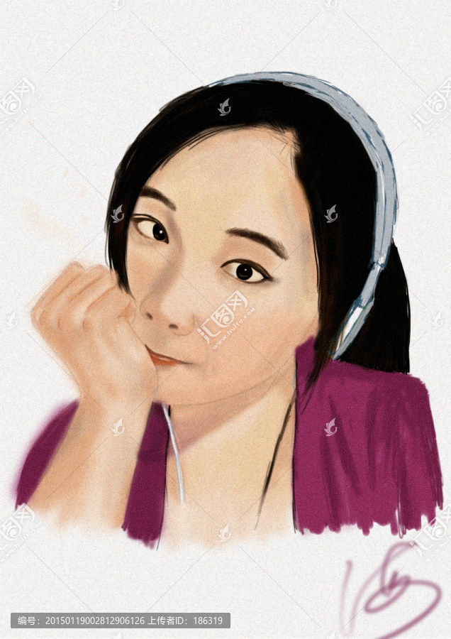 手繪女孩