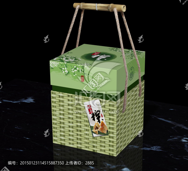 端午粽禮盒平面圖