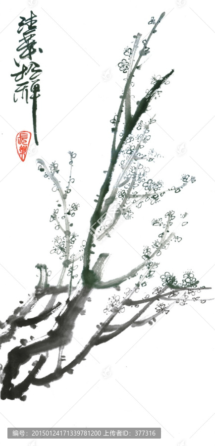 原創(chuàng)寫意梅花