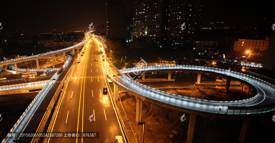 京广快速路金水路立交全景