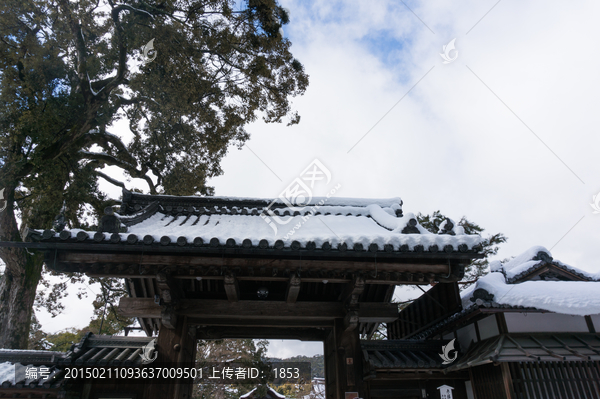 日本鹿苑寺建筑景观