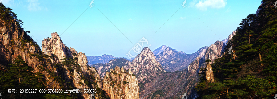 黄山,高清全景