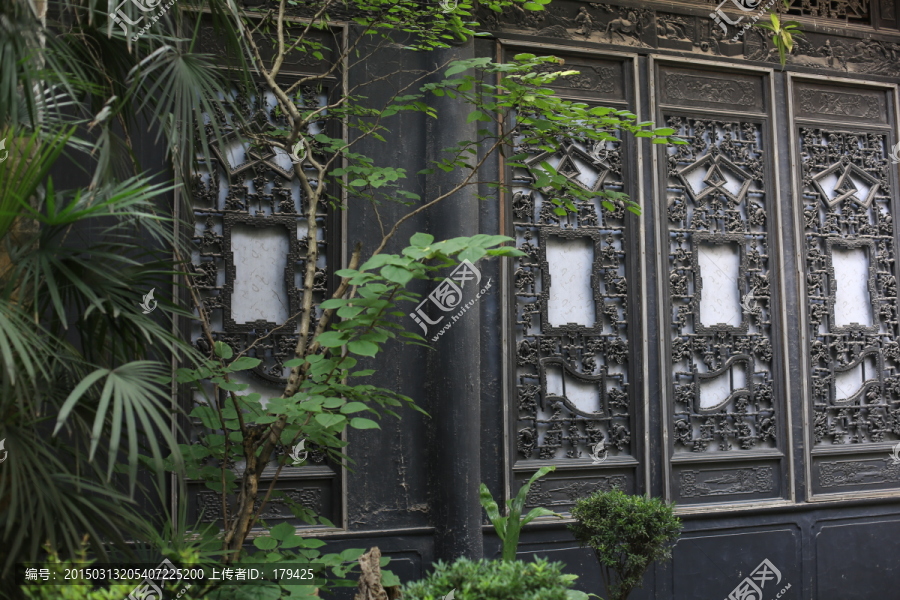 中国古建筑叙永春秋祠木雕