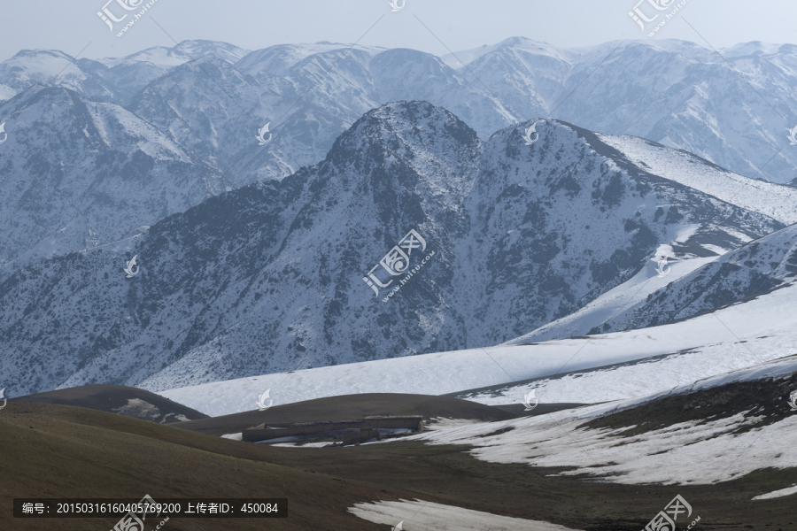 天山冬牧场,高清大图