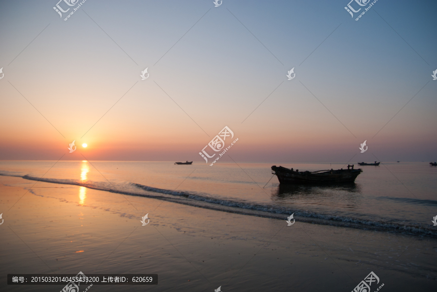 海上日出