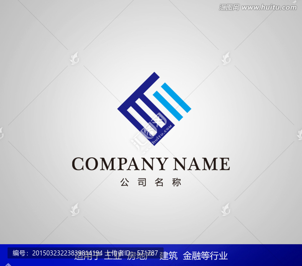 簡約正負(fù)空間LOGO