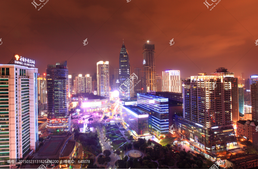 重庆地标,观音桥商圈夜景