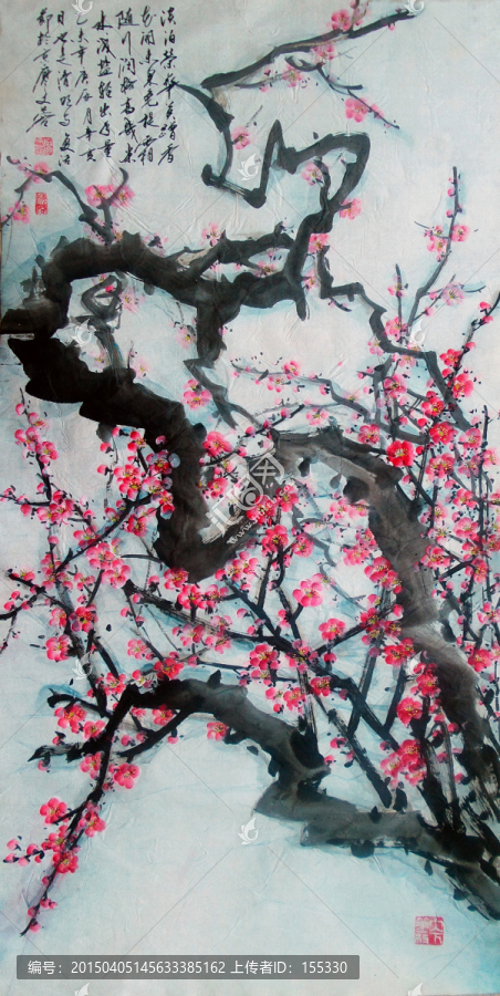 國(guó)畫(huà)紅梅