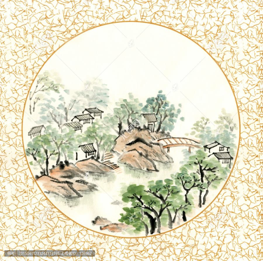 装饰画,山水画