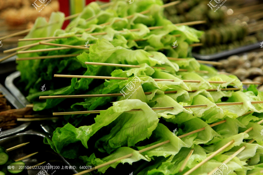 串串香,白菜