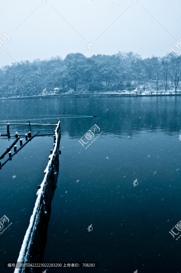 西湖雪景