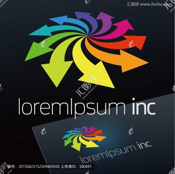 流動科技logo設計商標設計標