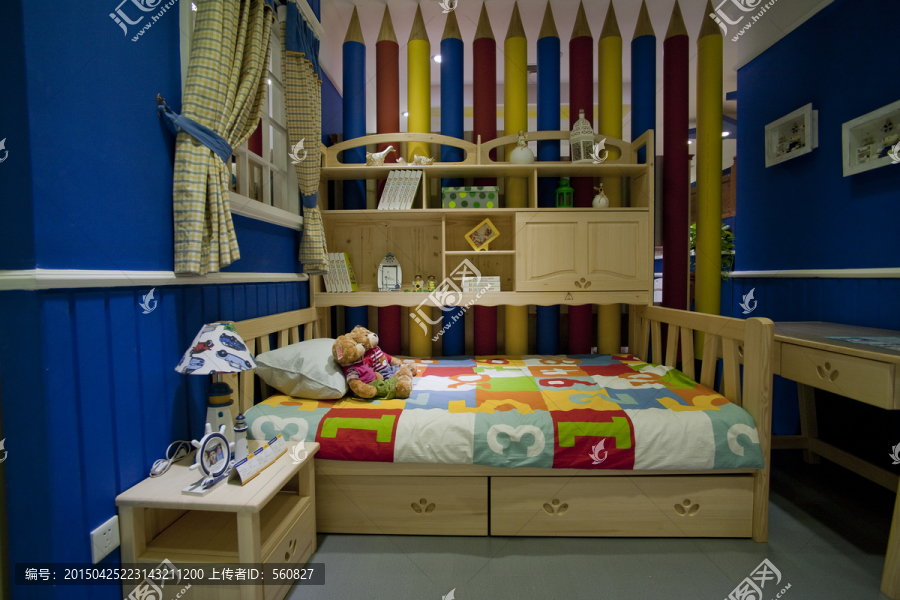 儿童房实木定制家具