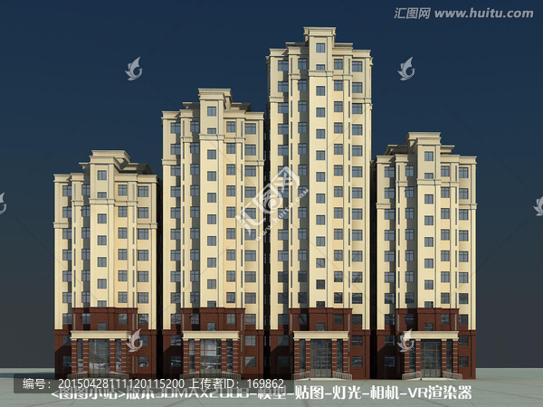 歐式住宅3D模型