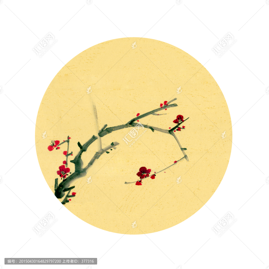 原創(chuàng)寫意梅花