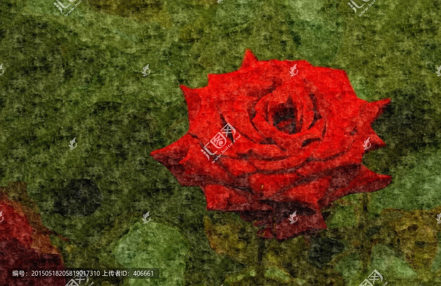 抽象藝術(shù)花卉