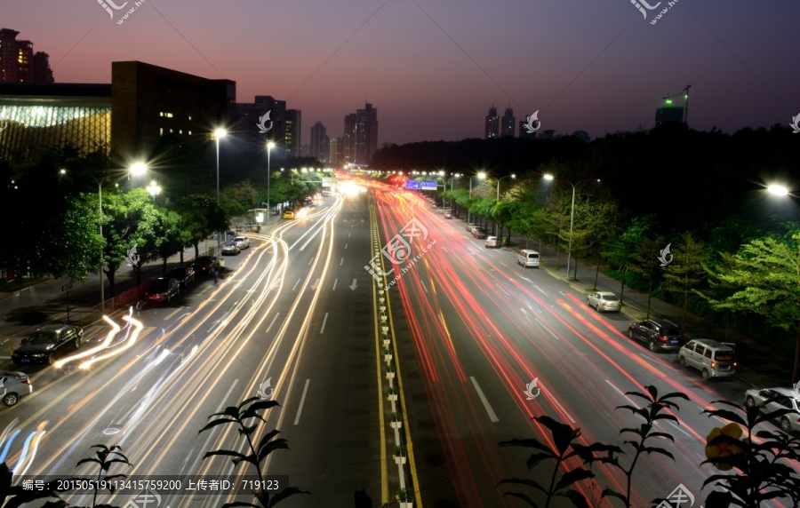 深圳公路夜景
