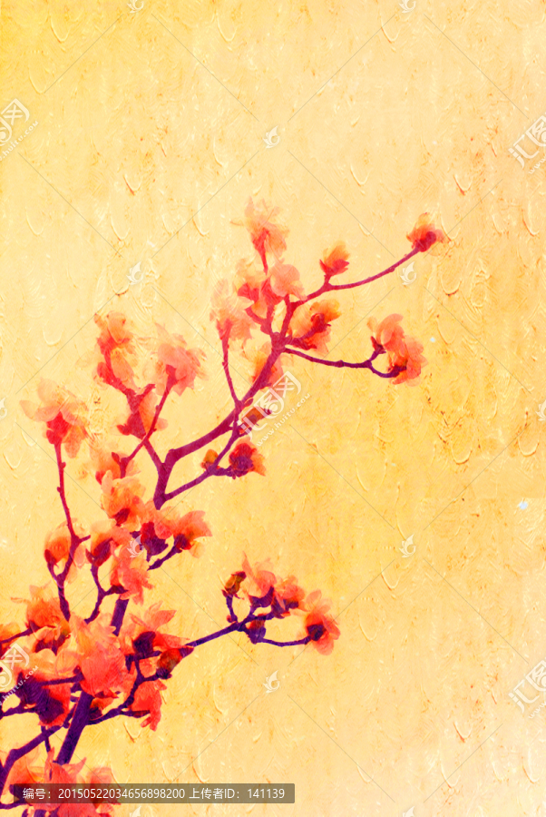 玉蘭花油畫
